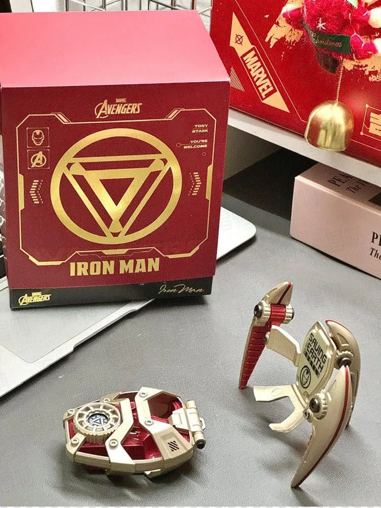 MARVEL Collaboration Bluetooth Headphones ANC Active Noice Cancellation Bluettoth Wireless Earphones Sports Gaming Gift Iron Man