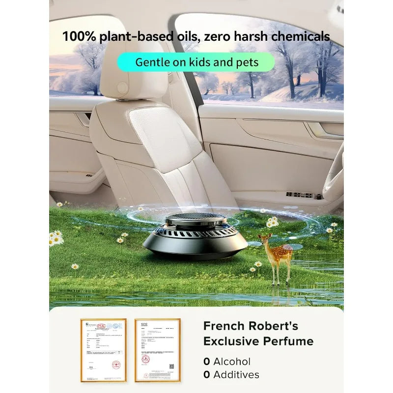 Automobile Air Fresheners Smart Car Freshener Electric Diffuser Aroma Air Freshener For Removing Odors  New Car Supplies