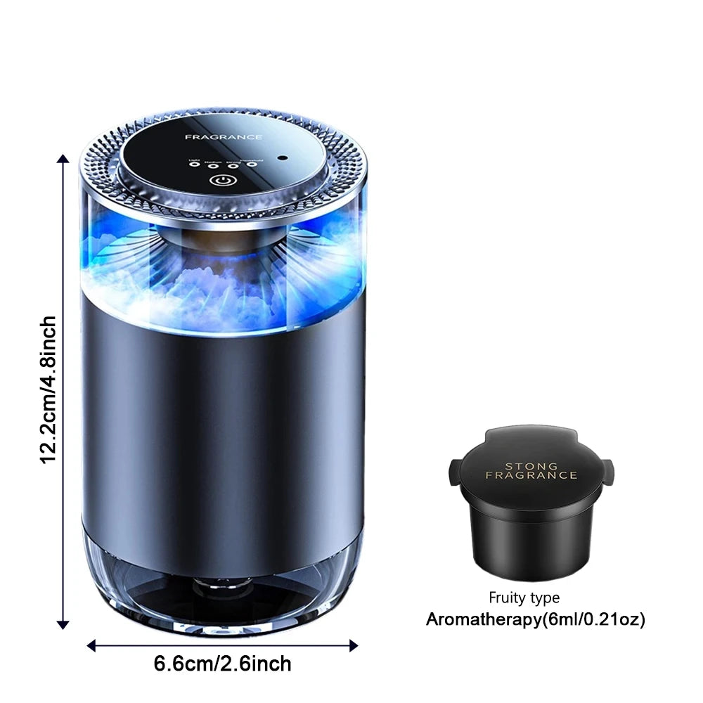 New Smart Car Fragrance  Air Fresheners Ambient Light Auto On/Off Car Air Freshener Diffuser Adjustable Intensity