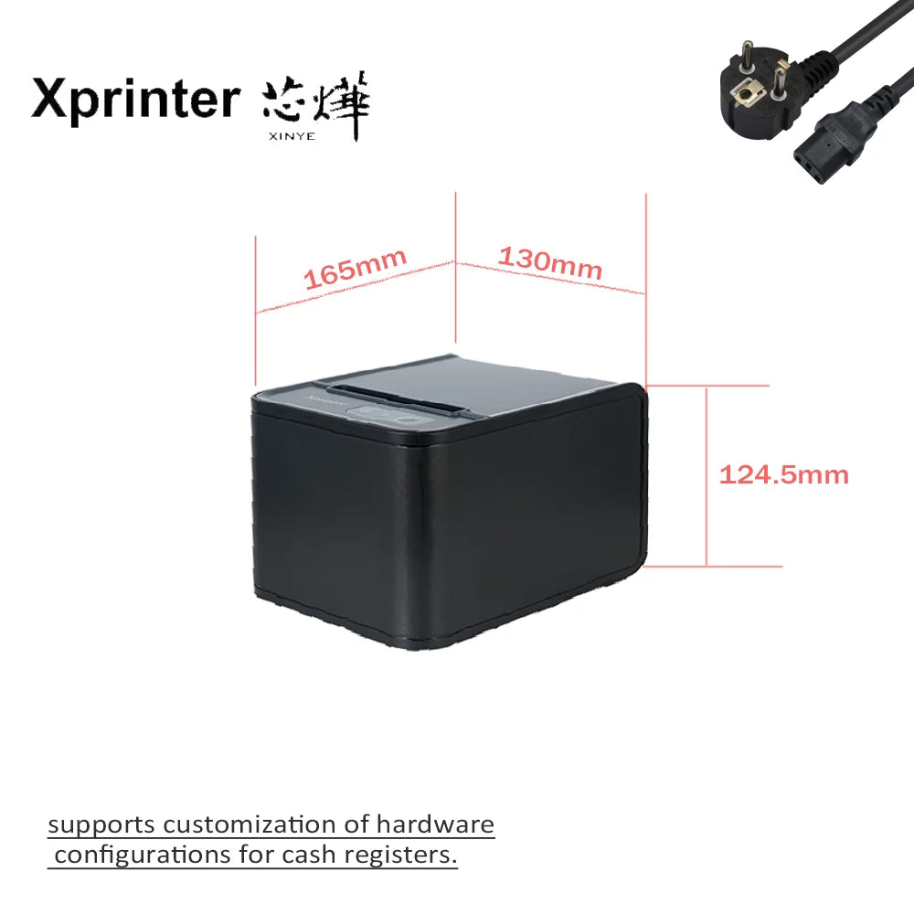 thermal printer is register (receipt) ticket printer hotels,supermarkets, catering.cash drawers,cash registers,computers
