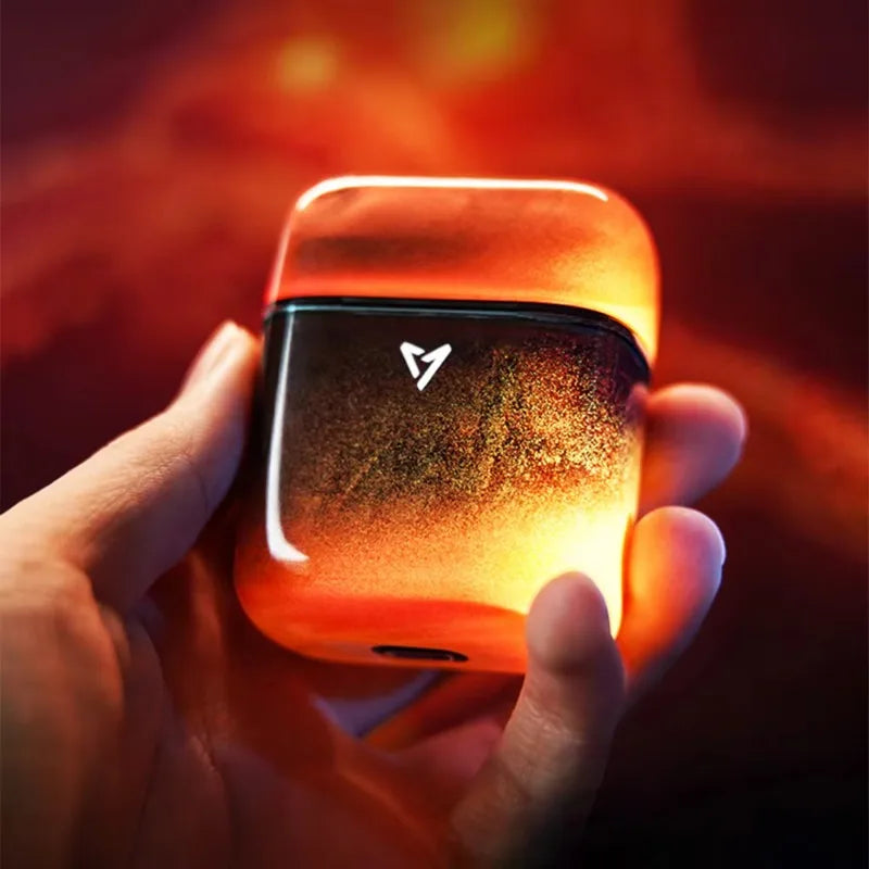 LIUP Pods LP1 luminous quicksand earphone glows in the dark. Low-delay wireless ENC noise reduction Bluetooth headset headphones