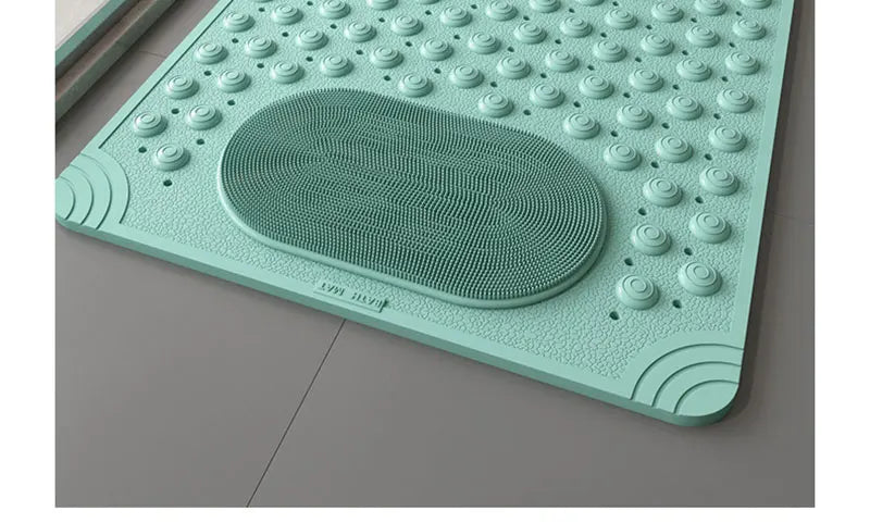 Waterproof Bathroom Anti-Slip Floor Mat Shower Room Dedicated Non-Slip Massage Foot Bath Mat for Bathtub Toilet