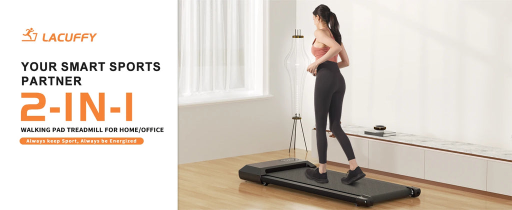 2in1 Walking Pad Mini Treadmill Portable for Home&Office Under Desk LCD Screen Max 250lbs Quiet Treadmills Exercise Machine