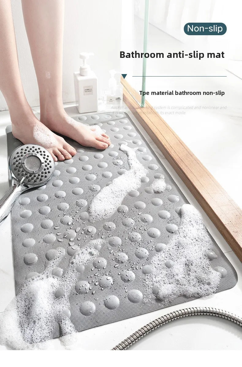 Bathroom Mat Anti-slip Grip Mat Soft Shower Massage Mat Bathtub Carpet Shower Mat Floor Mats Hotel High End Feel 2025
