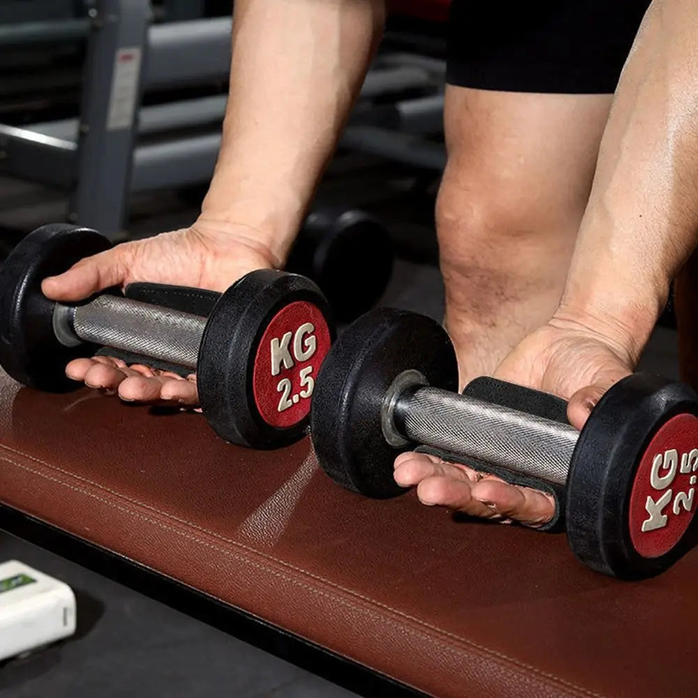 1PCS/ 1 Pair Cowhide Leather Weight Lifting Training Gloves Fitness Sports Gymnastics Grips Pull Ups Workout Anti-Slip Palm Pad