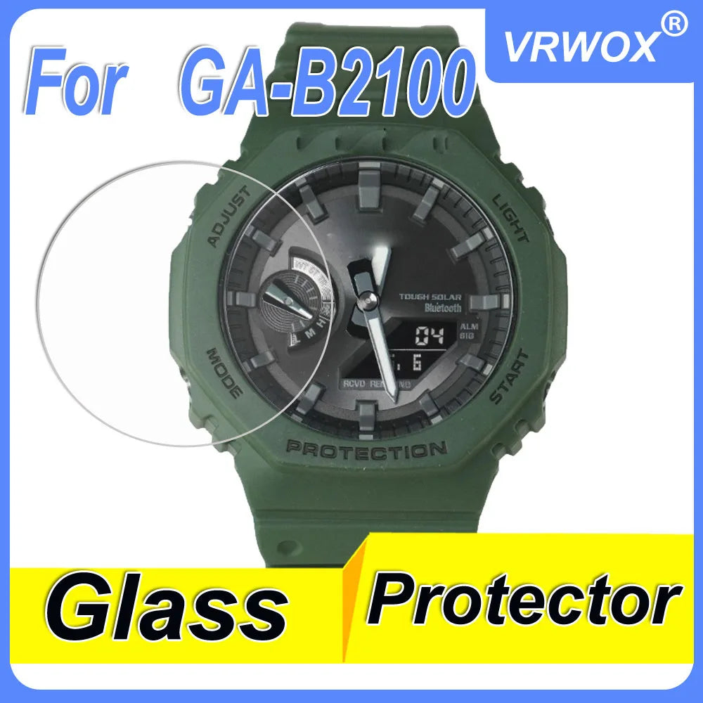 3Pcs Glass For GA-B2100 GA2100 GM GMA-S2100 GAE-2100 GST-B500 GWG-2000  GWF-1000 GG1000 TPU and Glass Screen Protector