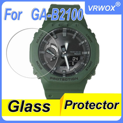 3Pcs Glass For GA-B2100 GA2100 GM GMA-S2100 GAE-2100 GST-B500 GWG-2000  GWF-1000 GG1000 TPU and Glass Screen Protector