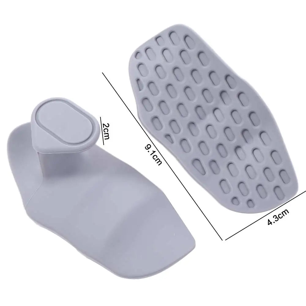 1 Pair Ergonomic Fitness Palm Guard Elastic Honeycomb-shaped Weightlifting Palm Protector Anti-slip Silicone