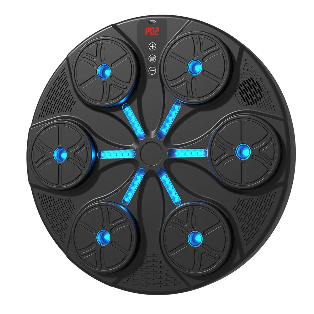 Music Boxing Machine Boxing Reaction Wall Target Type C USB Charging Workout Boxing Target Machine Wall Mounted for Home Workout