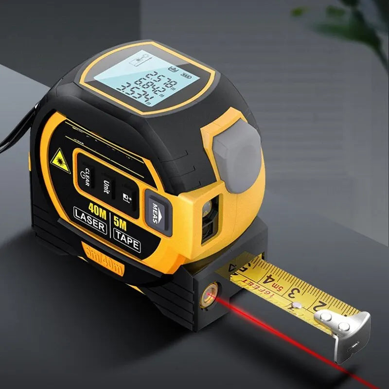 3 In 1 Laser Rangefinder 40 M / 60 M Distance Measurement With Backlit Display Rangefinder Scale Area / Distance Rechargeable