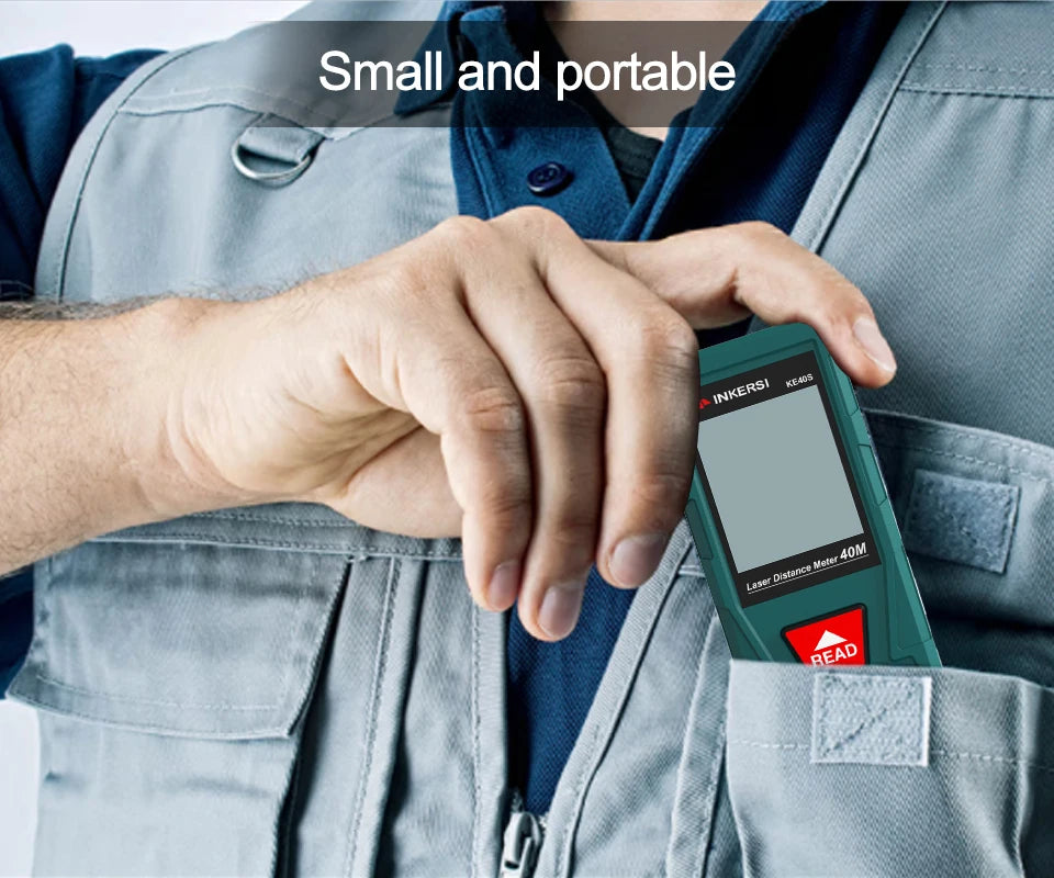 INKERSI Laser Rangefinder 120m 100m 70m 50m 40m Digital Laser Distance Meter laser Range Finder Tape Distance Measurer Tools