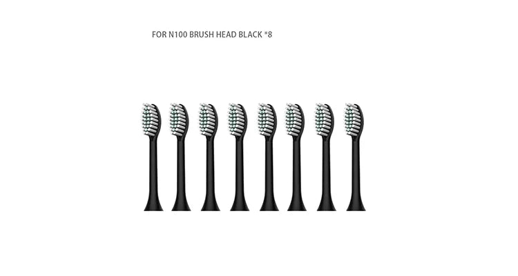 New N100 Sonic Electric Toothbrush Adult Timer Brush 6 Mode USB Charger Rechargeable Tooth Brushes Replacement Heads Set
