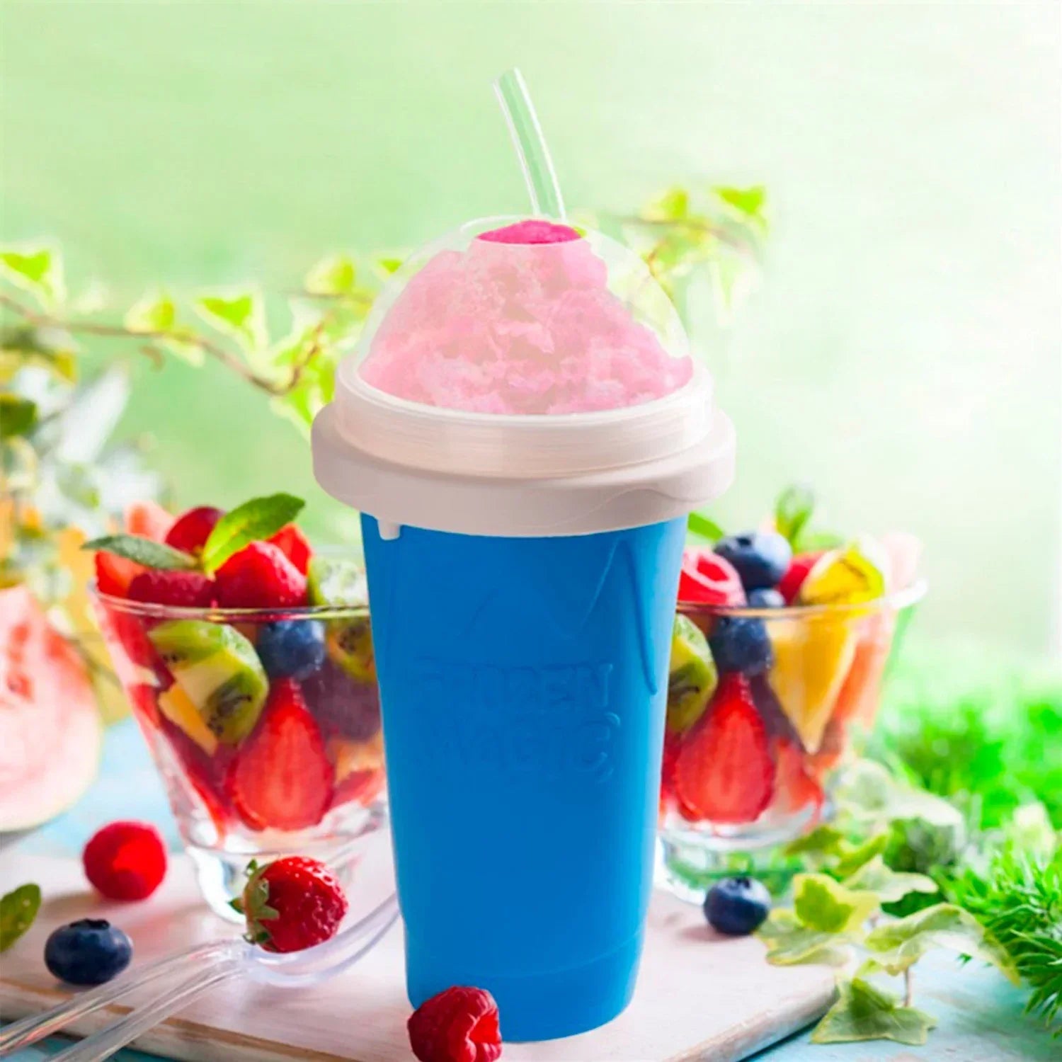 Pinch Cup - Pinch to Freeze Ice Cup, Internet Famous Cooling Cup, Summer Smoothie Cup, Home Shake Smoothie Cup