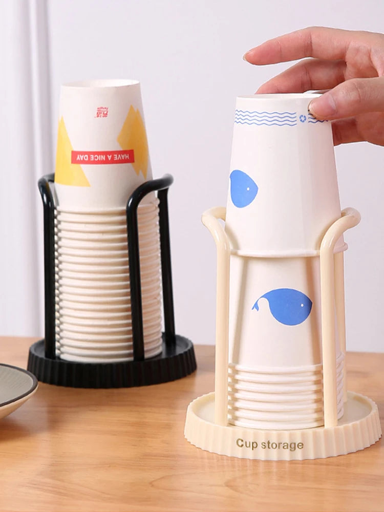 Household Disposable Paper Cup Holder, Desktop Paper Cup Storage Rack, Suitable For Living Room, Dining Room And Other Cup Taker