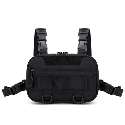 Fishing Chest Bag Men's Tactical Bag Waterproof Molle Nylon Climbing Camping Backpack Outdoor Travel Vest Backpack Fanny Pack