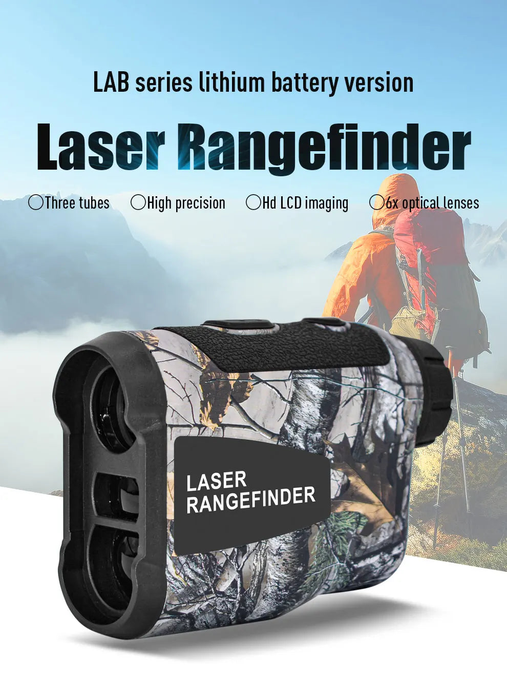 Laser Rangefinder for Hunting Golf Range Finder Distance Meter Telescope Telemeter 600M 800M 1000M Ranging Slope Height Angle