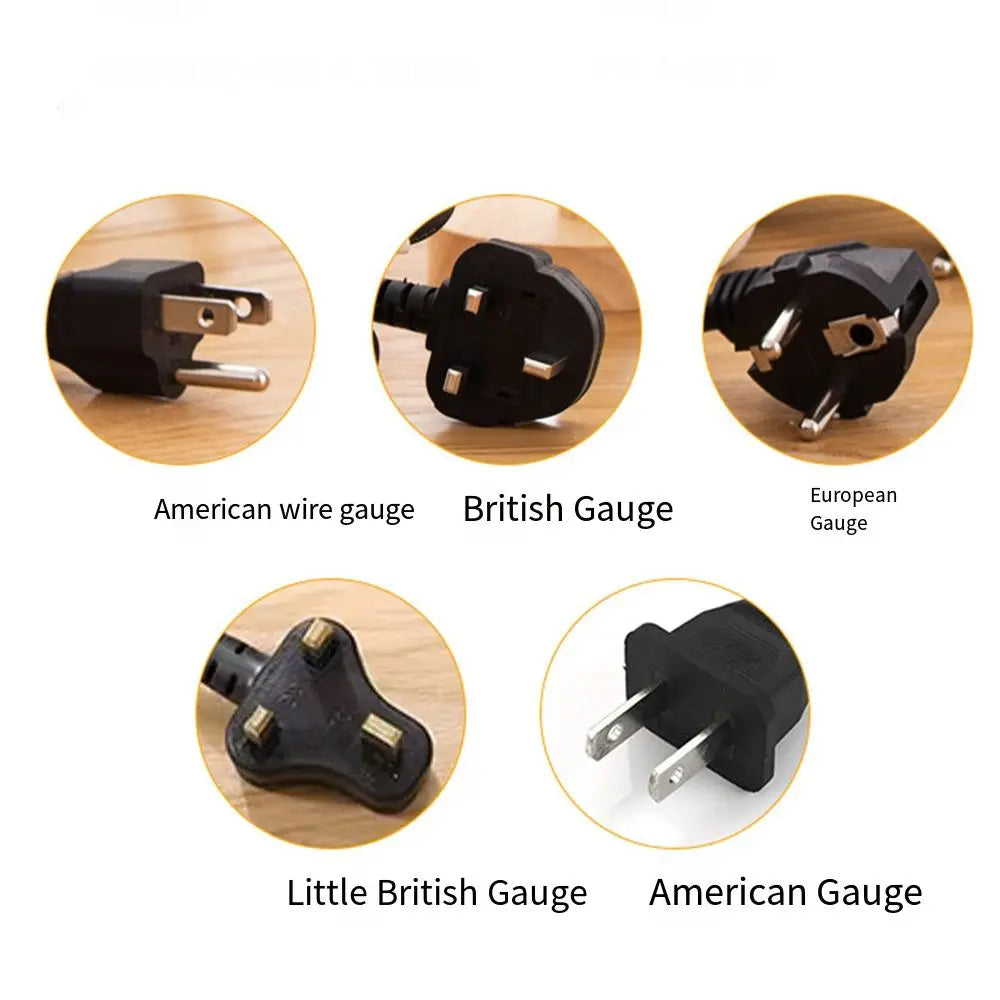 UK EU US Outlet Power Strip 2m Extension Cord 3-Outlets Extended USB Socket Power Button Safe Universal Plug Electrical Socket