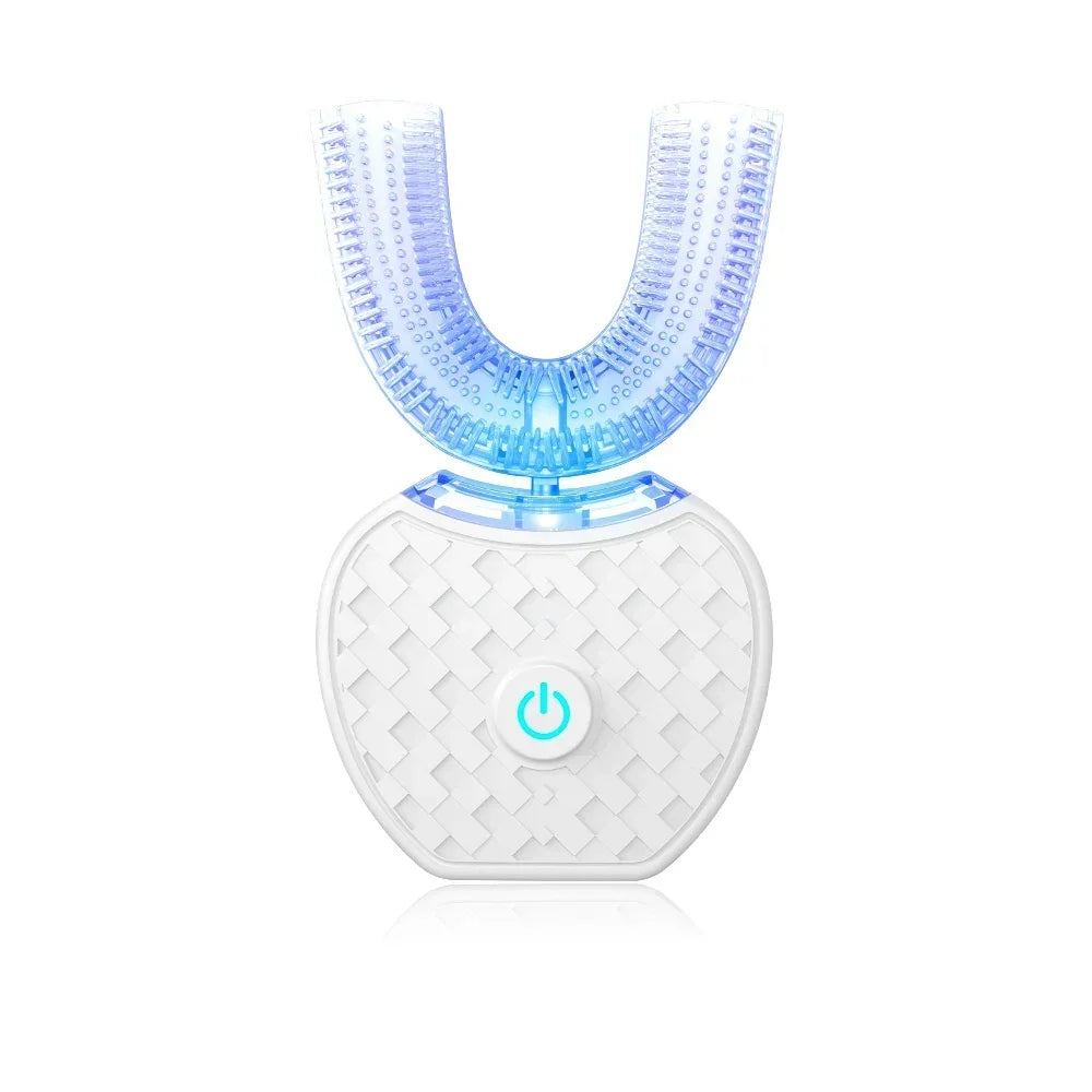 Ultrasonic Electric Toothbrush Adult,Automatic Toothbrush U-Shape Full Mouth 360° Clean Teeth Whitening IPX7 Waterproof