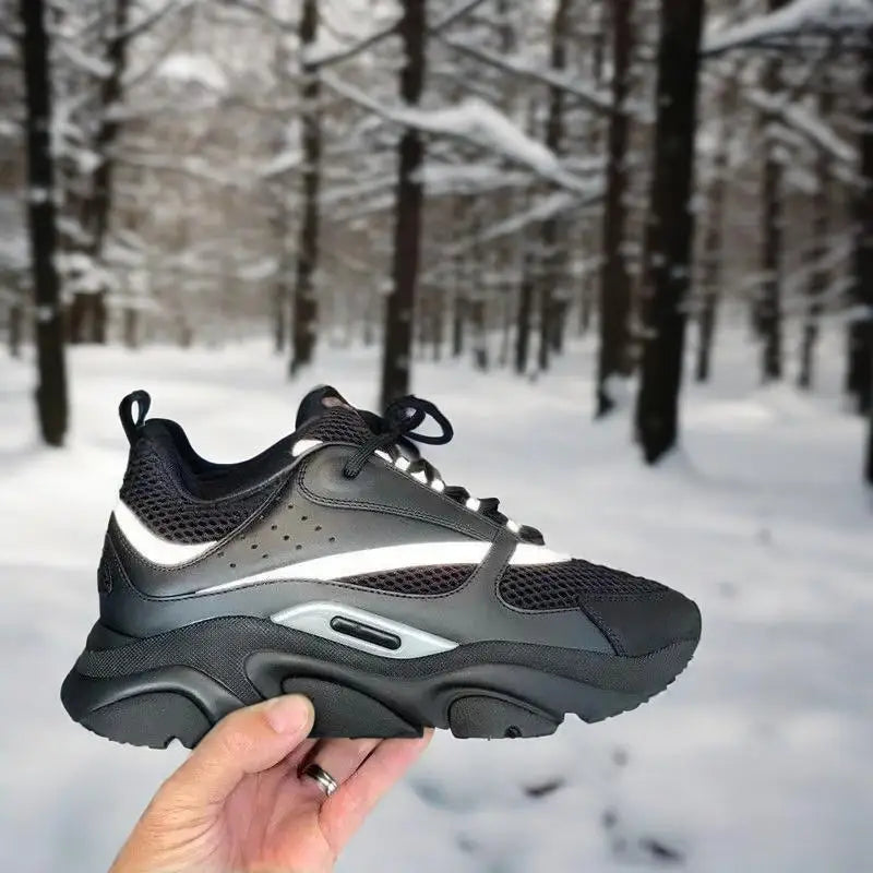 New Model Retro Thick Bottom Dad Shoes Unisex Sports Casual Breathable Heightening B22