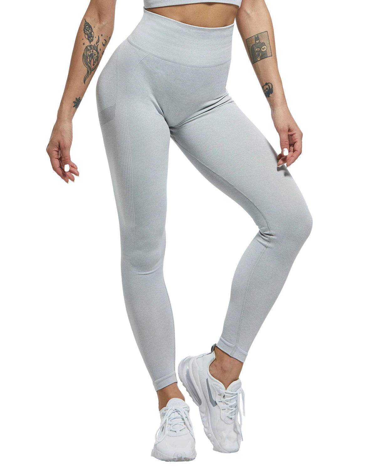 Women Sexy Solid Color Yoga Sports Leggings High Waist Quick-Dry Fitness Gym Cycling Slim Fit Pants