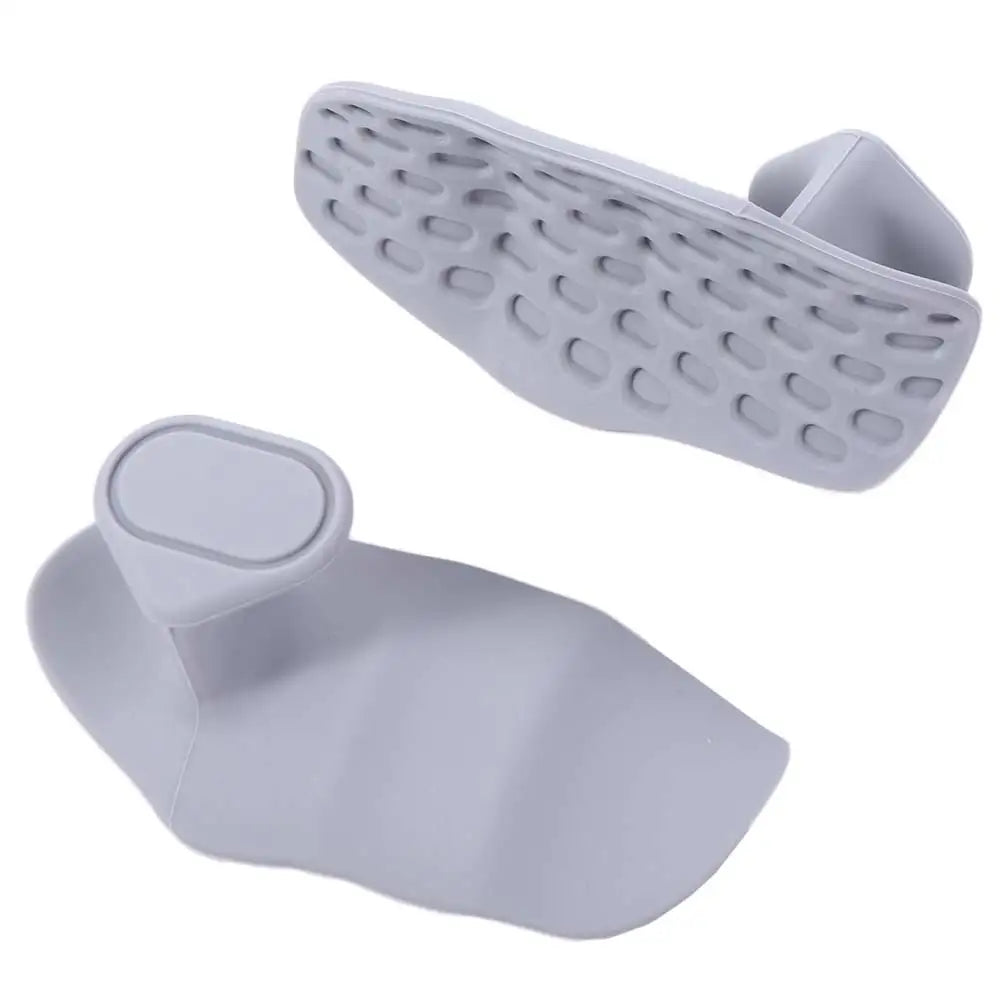 1 Pair Ergonomic Fitness Palm Guard Elastic Honeycomb-shaped Weightlifting Palm Protector Anti-slip Silicone