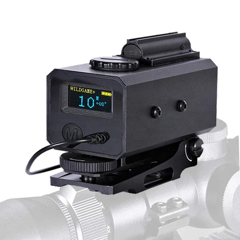 Tactical Hunting Sniper Laser Rangefinder Riflescope Long Range 1200M Real-time Rang Finder Distance Meter Angle Speed Telemeter