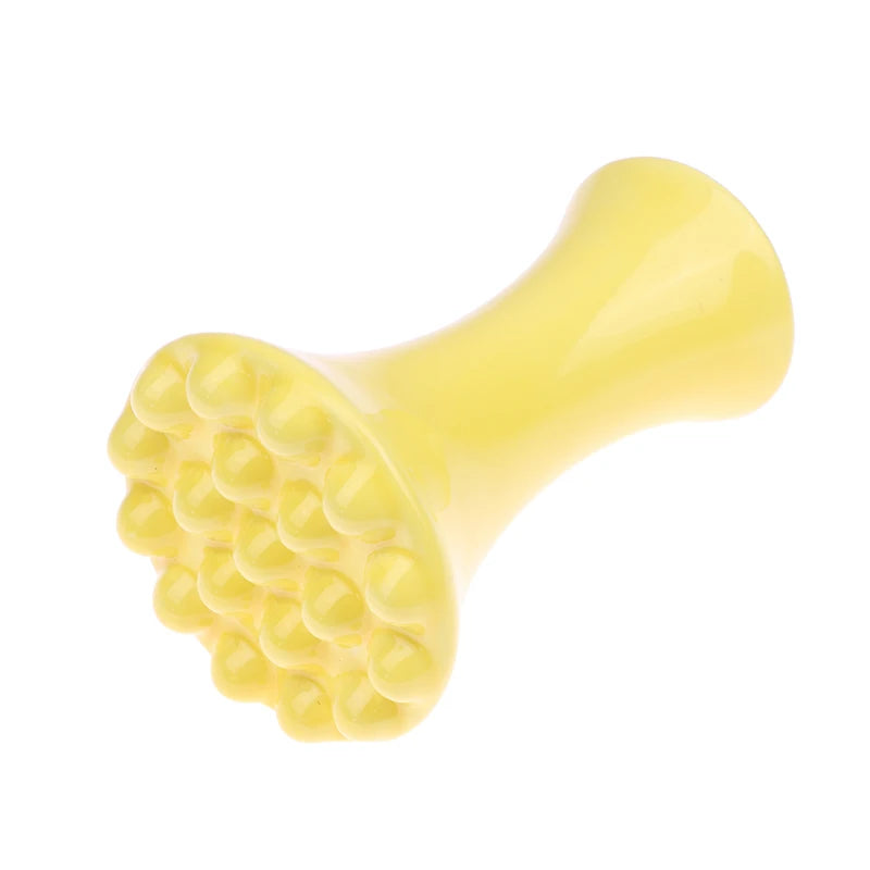 Yellow Ceramic Gua Sha For Face Body Massage Tool Body Guasha Board For Relief Massage Face Lift Gua Sha Massager