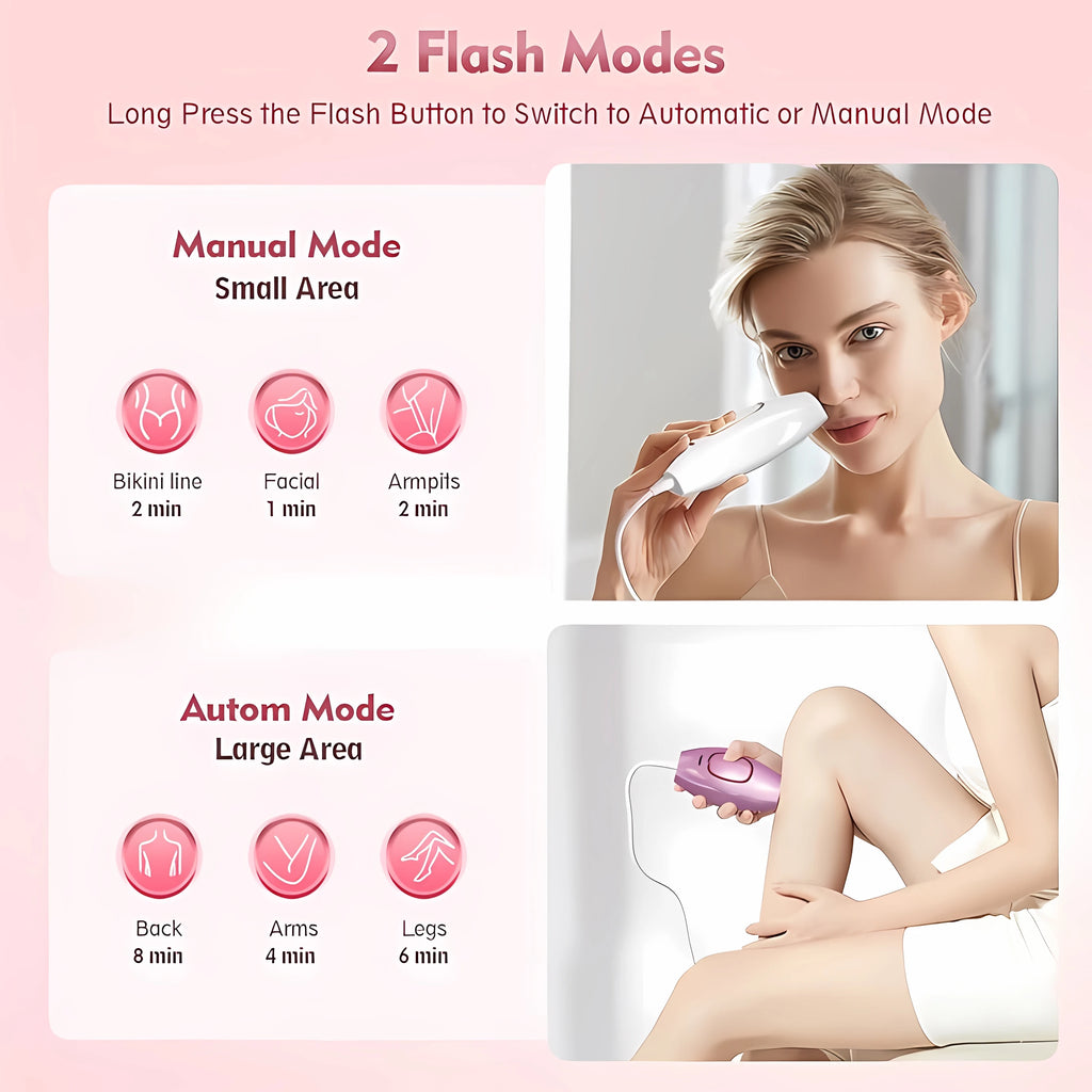 Permanently Home Use Mini Handheld 999999 Flashes IPL Laser Hair Removal Device Painless Personal Care for Men and Women 881