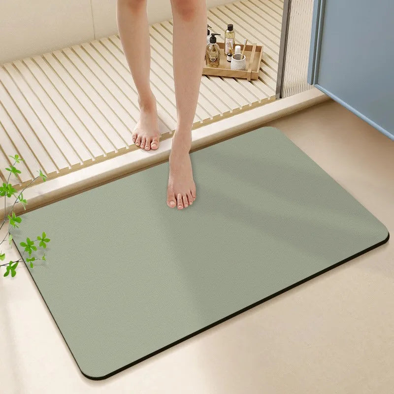 Bathroom Mats Diatomaceous Soft Mats Bathroom Quick Dry Water-absorbing Mats Toilet Non-slip Foot Mats Carpet Door Mats Bath Rug
