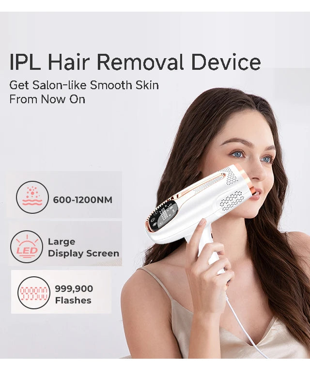 Permanent IPL Laser Epilator Women's Depilators Facial Shaving Hair Cutting Machine Men's Razor Shaver Mower  Laser Hair Removal
