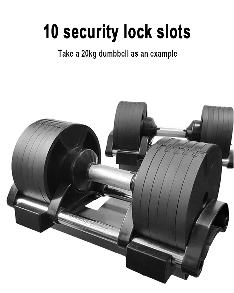 Cheap 24kg 36kg 40kg Adjustable Dumbbell Weight Lifting Dumbbells Gym Set 2kg Increments 32kg With Stand Trade  36kg 2kg 40 Lbs