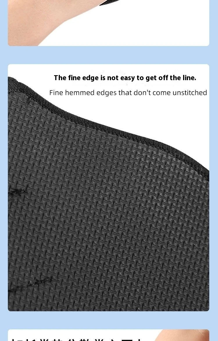 Anti-Slip Weightlifting Palm Glove Men Women Callus Hand Protector Gym Pull-Up Bar Dumbbell Sweat Absorb Non-Slip Grip Pain Blac