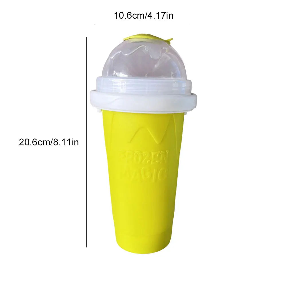 Slushy Maker Cup with Lid Slushie Cup Slushy Cup for Juices Milk and Ice Cream Make for Kids Friends and FamilySmoothies Cup Ice