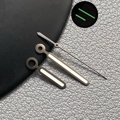 40mm NH35 Square Watch Case with Green Luminous Single Date Dial for Nautilus Style Watches Fit NH35 NH36 NH38 Movements