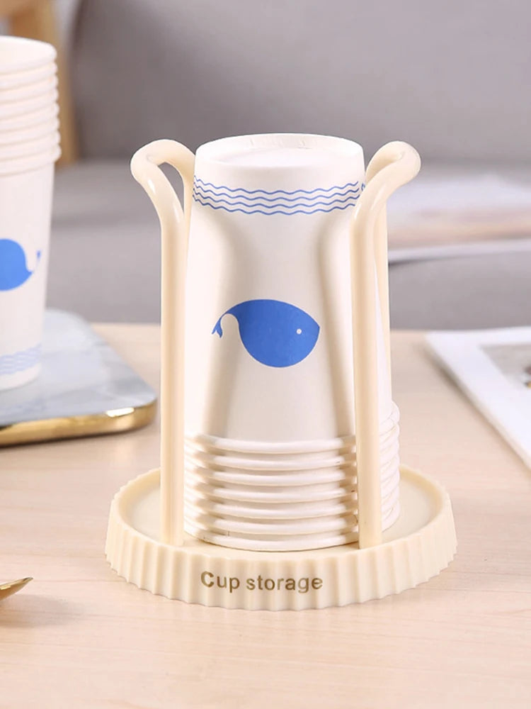 Household Disposable Paper Cup Holder, Desktop Paper Cup Storage Rack, Suitable For Living Room, Dining Room And Other Cup Taker