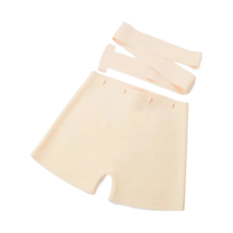 Waterproof Silicone Swim Trunks Quick-Dry Anti-Bacterial Beach Swimming Shorts Men Women High-Waisted Pool Water Park Rafting