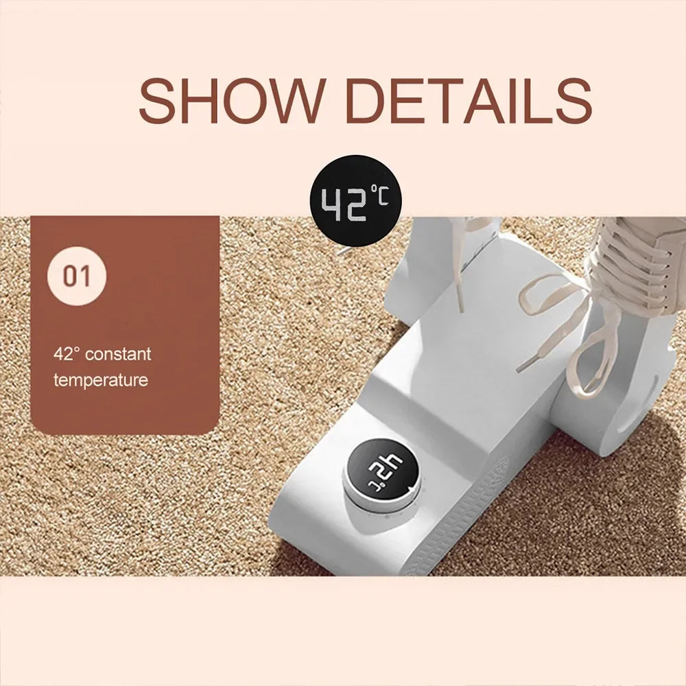 Shoe Dryer Heater Portable Smart Electric Shoe Drying Deodorizer Dehumidifier Machine Home Foot Warmer Winter сушилка для обуви