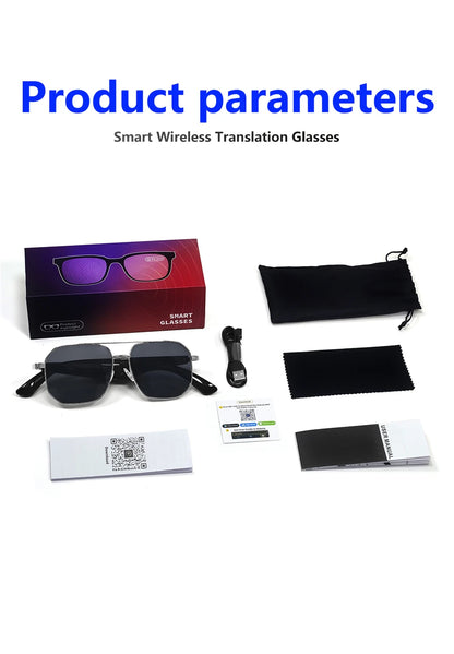 2025 Smart Glasses Fashion Luxury Men Women Polygonal Eye Protection Sun Glasses Trendy Retro Driving Sports AI Goggle Shades