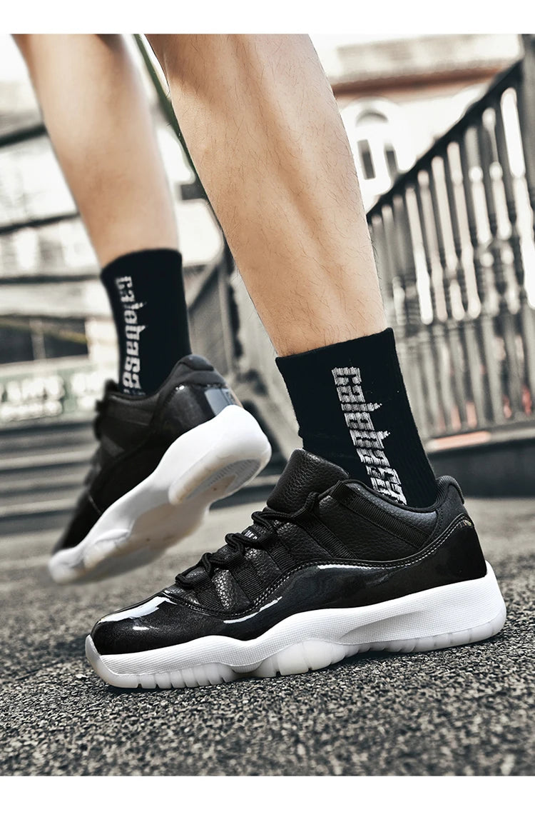 Shoes Men's Shoes Leather Retro Low-Top Basketball Trendy Shoes Men's and Women's Comfortable Casual Shoes Sports Shoes