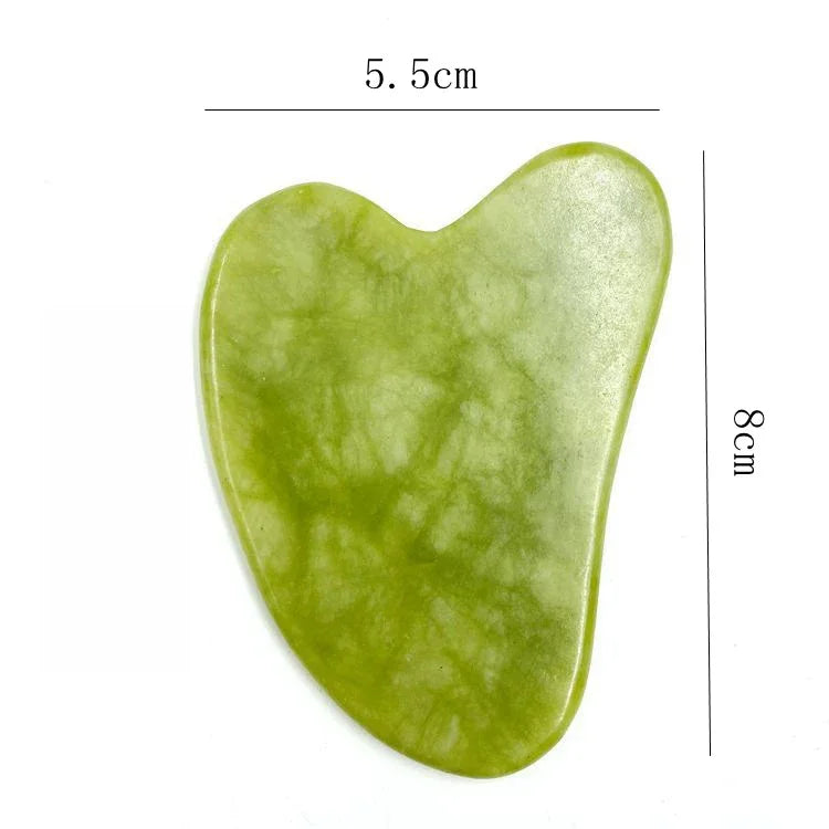 Gua Sha Massage Natural Stone Jade Gua Sha  Masajeador Facial  Board Acupoint Eye Care SPA Massager Tool massage visage