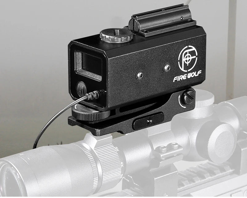 1200m Mini Laser Infrared Riflescope Rangefinder for Hunting Shooting Distance Angle Speed Measurer Tactical Rifle Scope Mounted