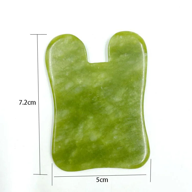 Gua Sha Massage Natural Stone Jade Gua Sha  Masajeador Facial  Board Acupoint Eye Care SPA Massager Tool massage visage