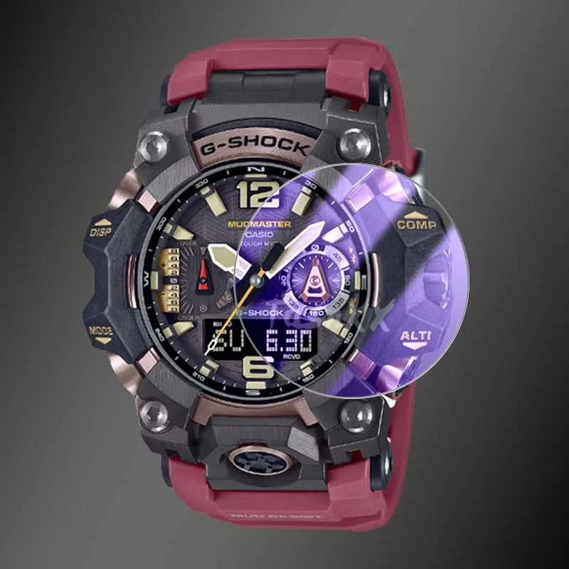 Screen Protector For Casio GWG-B1000 GWG 1000 2000 2040 2.5D 9H Ultra Slim Clear / Anti Blue-Ray Tempered Glass Protective Film