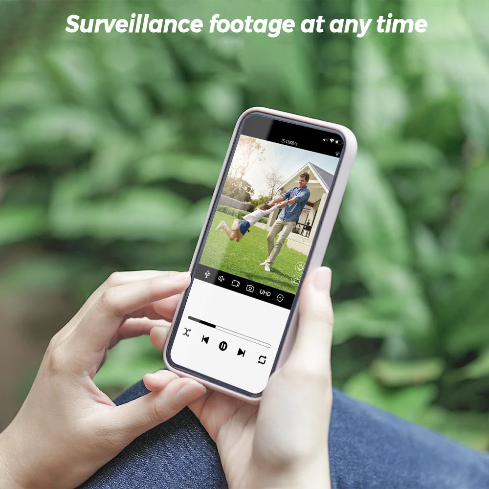 Smart 15MP Triple-Lens Bulb Security Camera 360° PTZ Auto Tracking 15MP 9MP Night Vision WiFi Waterproof CCTV 3-Screen View