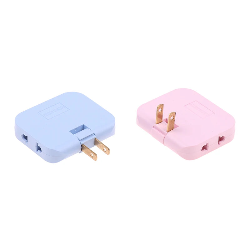 EU Plug 180 Degree Rotatable Socket Converter 3 In 1 US Extension Plug Multi-Plug Mini Slim Wireless Outlet Adapter Sockets