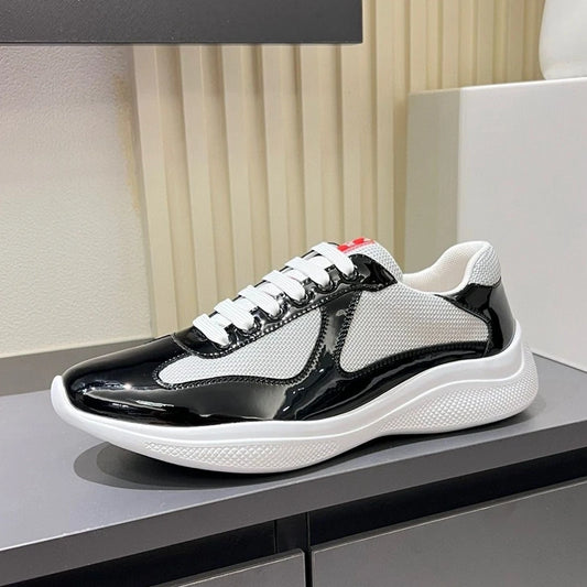 2025 Men's fashion, personality, women's leisure, fully equipped sports shoes, leather mesh, breathable running shoes, rubber ou