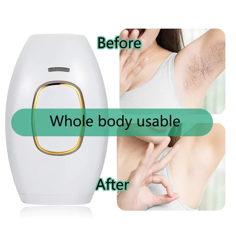 Popular hair removal device laser hair removal device IPL household women's shaving strong pulse hair removal device