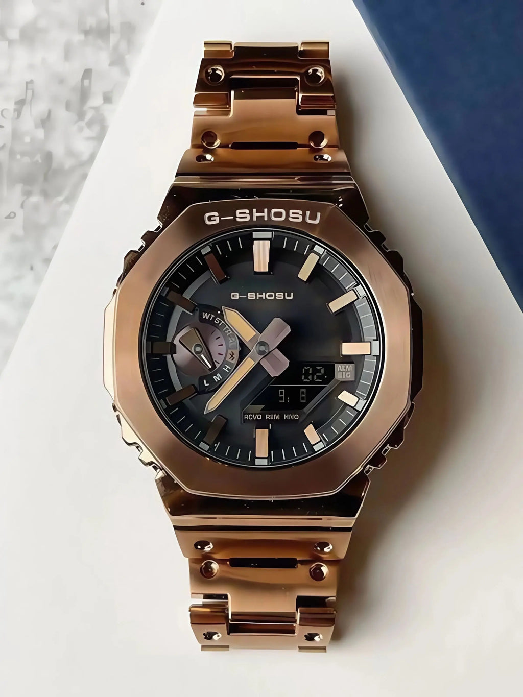 Sports Unisex Electronic Digital Watch Full Function LED Dual Display World Time Automatic Hand Lifting Lights