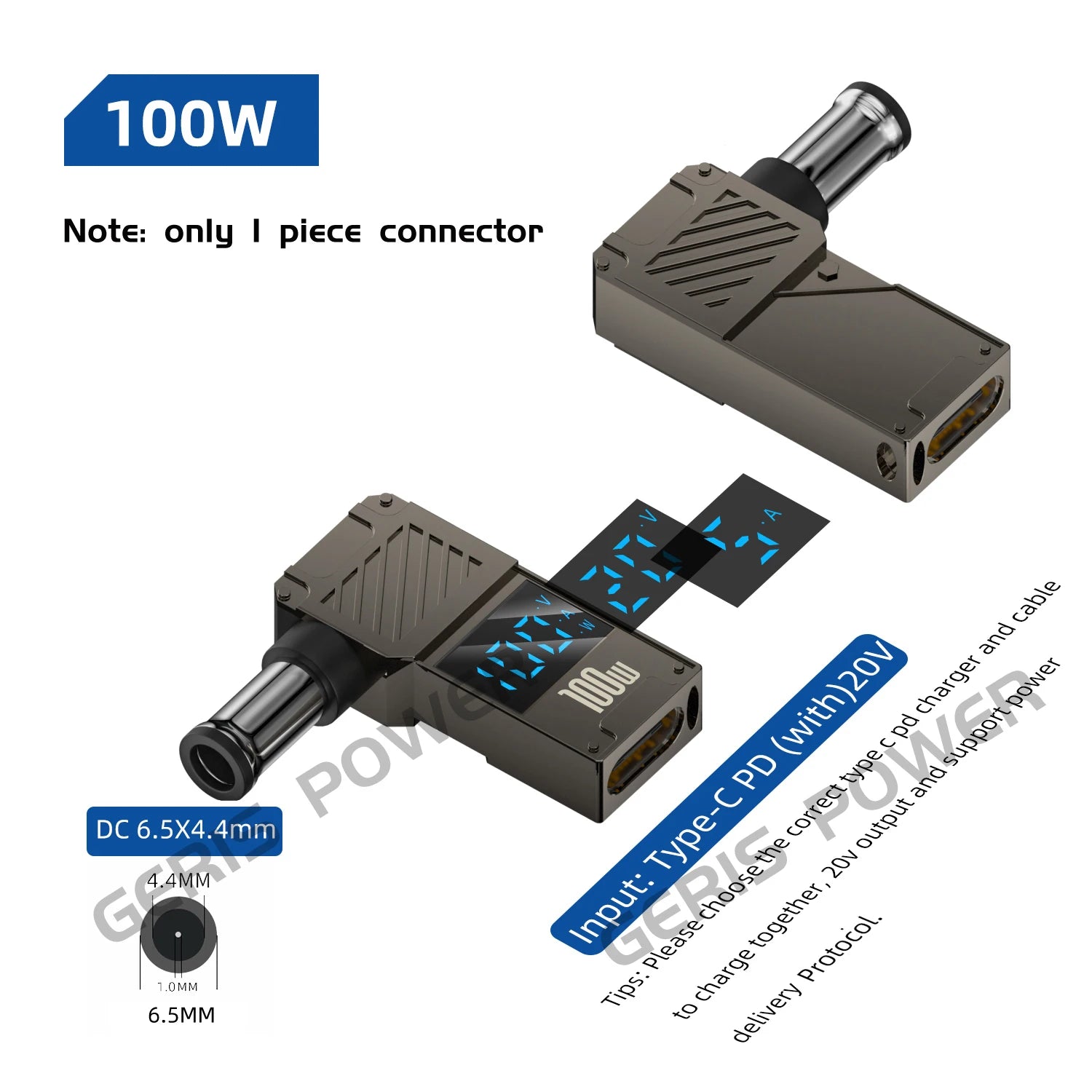 65W 90W 100W USB Type C PD to Laptop Computer Notebook Power Adapter Converter for Asus Dc Power Connector Jack for Lenovo HP