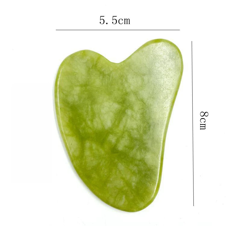 Gua Sha Massage Natural Stone Jade Gua Sha  Masajeador Facial  Board Acupoint Eye Care SPA Massager Tool massage visage